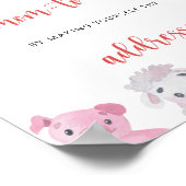 Betriebsinhaber - Empfänger Poster (Ecke)