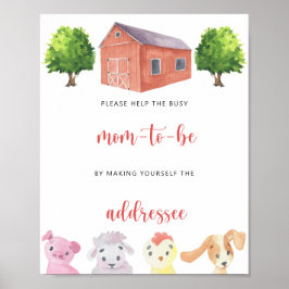 Betriebsinhaber - Empfänger Poster