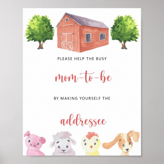 Betriebsinhaber - Empfänger Poster (Vorne)