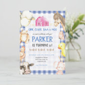 Betriebsinhaber zum Geburtstag Einladung (Stehend Vorderseite)