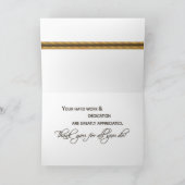 Betriebsjubiläum Brown gestört Karte (Innenseite)