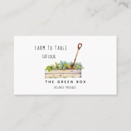 Betriebskarte für Bio Betriebe Visitenkarte