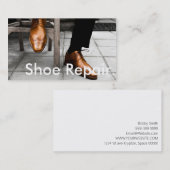 Betriebskarte für die Schuhreparatur Visitenkarte (Vorne/Hinten)
