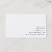 Betriebskarte für die Schuhreparatur Visitenkarte (Rückseite)