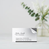 Betriebskarte für Zivile Ingenieure Visitenkarte (Stehend Vorderseite)