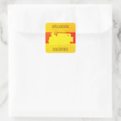 BETRIEBSMOTOR BULLDOZER-ZERTIFIZIERT SÜDWEST QUADRATISCHER AUFKLEBER (Tasche)