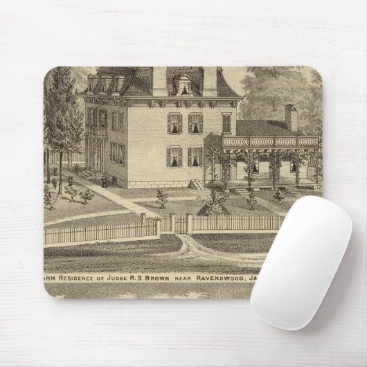 Betriebssitz des Richters RS Brown Mousepad (Mit Mouse)