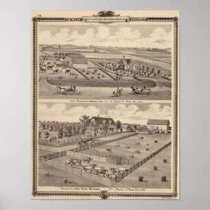 Betriebssitz I Lee & Wohnsitz von T Mitchell Poster