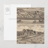 Betriebssitz I Lee & Wohnsitz von T Mitchell Postkarte (Vorne/Hinten)