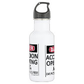 Betriebsumfang Edelstahlflasche (Vorderseite)