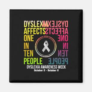 Betrifft einen von zehn Personen - Dyslexie Magnet