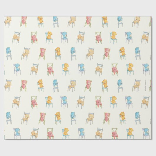 Betrifft Stuhl-Muster Geschenkpapier (Flach)