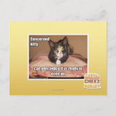 Betroffene Kitty Postkarte (Vorderseite)