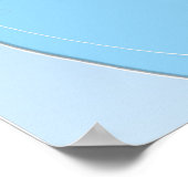 Betroffener Fisch mit Blasen Poster (Ecke)