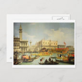 Betrothal der Venezianischen Doge Postkarte (Vorne/Hinten)