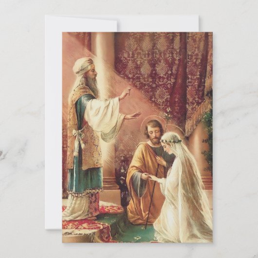 Betrothal Wedding Katholic Mary and Joseph (Vorderseite)