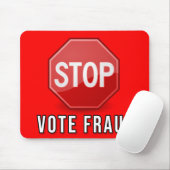 Betrug bei der Abstimmung beenden Mousepad (Mit Mouse)
