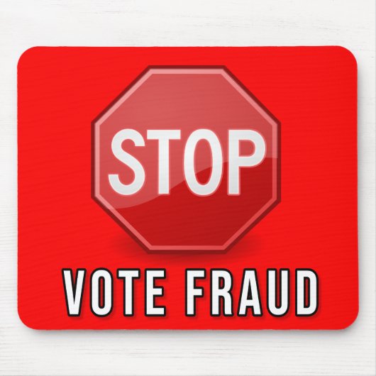 Betrug bei der Abstimmung beenden Mousepad (Vorne)