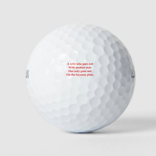 Betrug Golfball (Vorderseite)