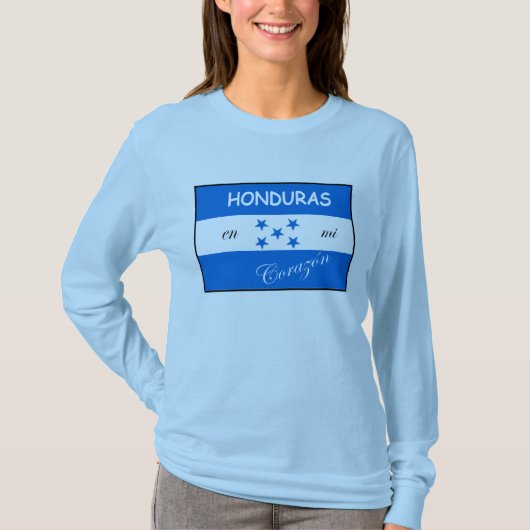 Betrug Honduras-T - Shirtde Dama manga larga T-Shirt (Vorderseite)