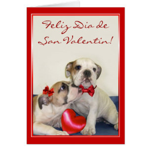 Betrug Tarjeta de San Valentin cachorros Bulldogge