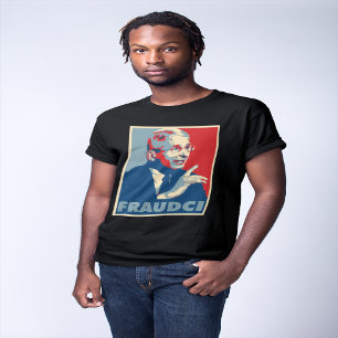 Betrüger Fauci Pop-Art T-Shirt
