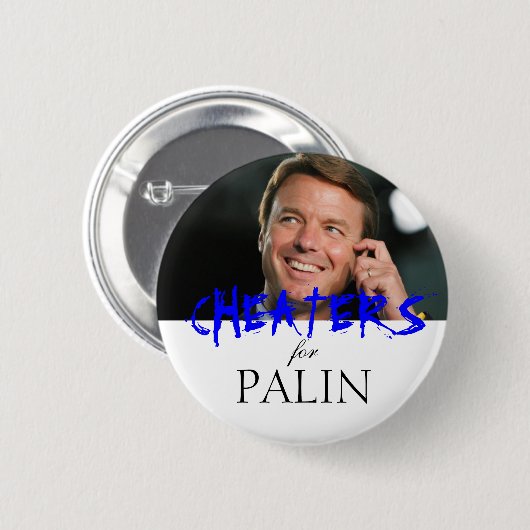 Betrüger für Palin Button (Vorne & Hinten)