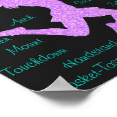 Betrügerische Begriffe Typografy Poster (Ecke)