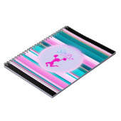 Betrügerische Streifen "Don't Just Fly, Soar" Notizblock (Linke Seite)