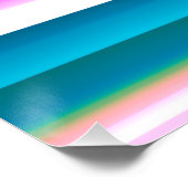 Betrügerische Streifen "Don't Just Fly, Soar" Poster (Ecke)