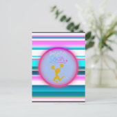 Betrügerische Streifen "Don't Just Fly, Soar" Postkarte (Stehend Vorderseite)