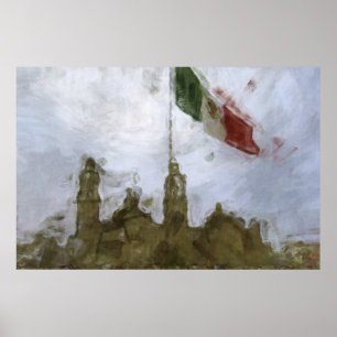 Betrugla Bandera 5.jpg Catedral en-EL Zocalo Del Poster