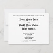 Betrugsklasse der Lila Leopardrucke 2011 Einladung (Rückseite)