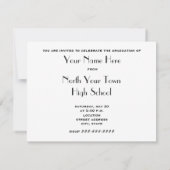 Betrugsklasse der Zebra Print 2011 Einladung (Rückseite)