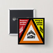 Betrugswarnung Button (Vorne & Hinten)