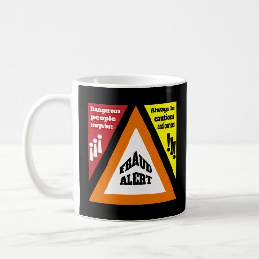 Betrugswarnung Kaffeetasse (Links)