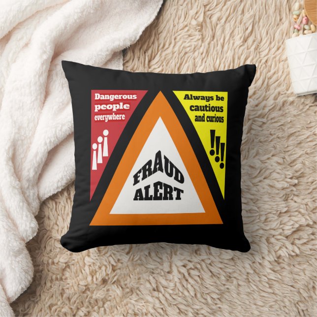 Betrugswarnung Kissen (Decke)