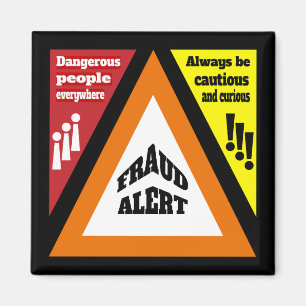 Betrugswarnung Magnet