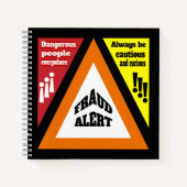 Betrugswarnung Notizblock (Vorderseite)