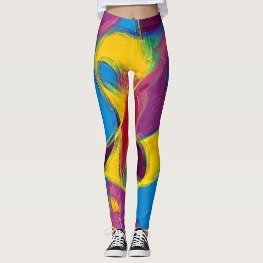 Betrunken auf Candy Leggings (Vorderseite)