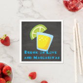 Betrunken auf der Liebe Fiesta Cocktail Napkins Serviette (Beispiel)