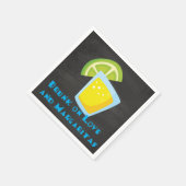 Betrunken auf der Liebe Fiesta Cocktail Napkins Serviette (Ecke)