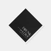 Betrunken bei Hochzeiten in der Liebe Serviette (Ecke)