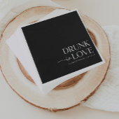 Betrunken bei Hochzeiten in der Liebe Serviette
