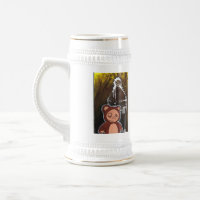 Betrunken-Brown-Bier-Tasse