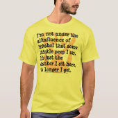 "Betrunken" durch Clara-Krämer T-Shirt (Vorderseite)