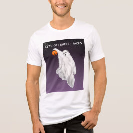 Betrunken Ghost Halloween T - Shirt