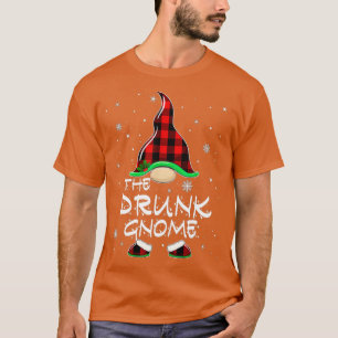 Betrunken Gnome Buffalo Kariert Matching Family Ch T-Shirt