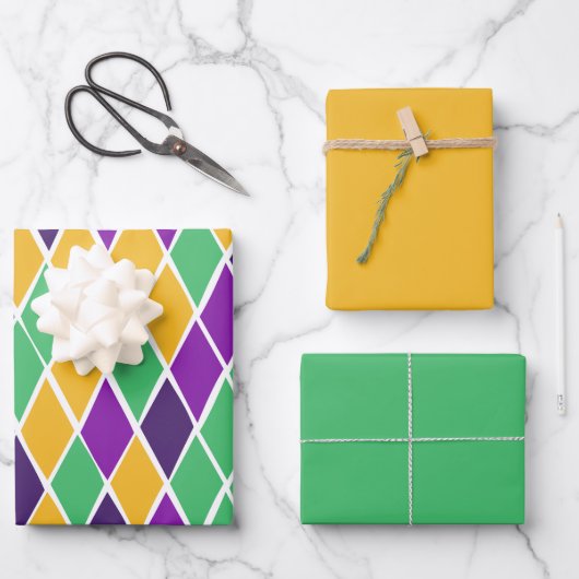 Betrunken Harlequin Geschenkpapier Set (Vorderseite)
