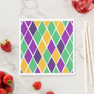 Betrunken Harlequin Serviette